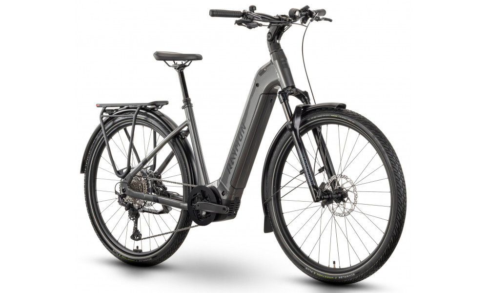 Elektriskais velosipēds Raymon Tahona Ultra 800 29" 2025 Easy Entry metalgrey-black-citron - 3