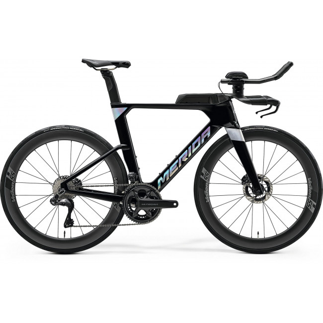 Velosipēds Merida Time Warp TRI Limited IV1 metallic black(flash bcp)