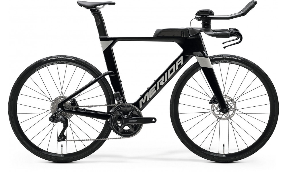 Velosipēds Merida Time Warp TRI 5000 IV1 black(titan) 