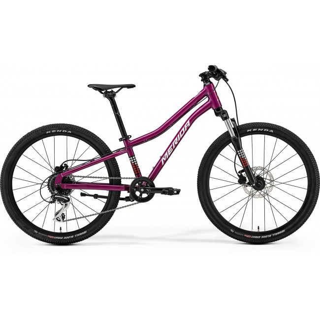 Velosipēds Merida Matts J.24 I3 silk purple(wht/red/blk)