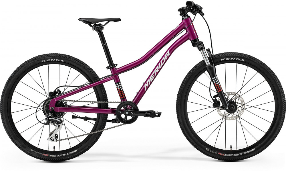 Velosipēds Merida Matts J.24 I3 silk purple(wht/red/blk) 