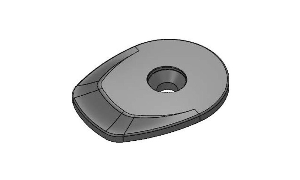 Stūres bļodiņas vāciņš Cube Acros MTB (21-10122) (MY2023- 2025) - 1