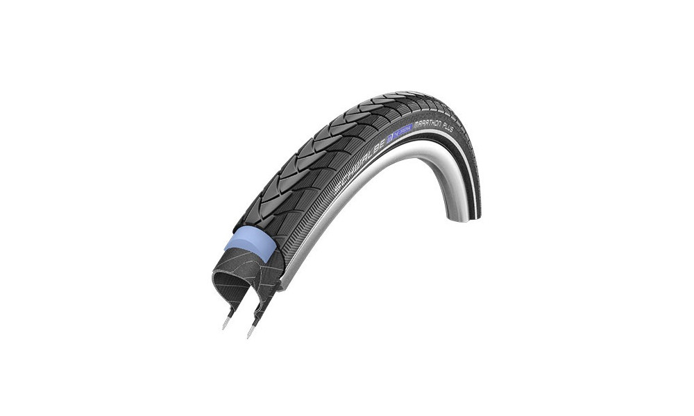 Riepa 27.5" Schwalbe Marathon Plus HS 348, Perf Wired 40-584 Black-Reflex 