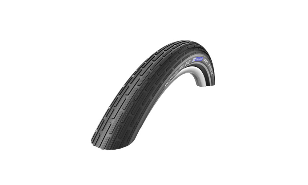 Riepa 26" Schwalbe Fat Frank HS 375, Active Wired 60-559 / 26x2.35 Black-Reflex 