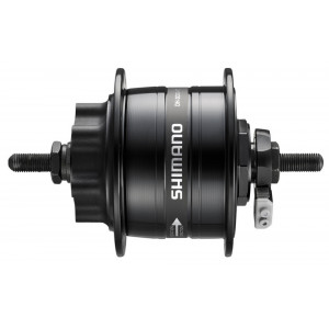 Priekšējā rumba dynamo Shimano Nexus DH-3D32 6V 3W 100x140mm 6-bolt 32H nut black