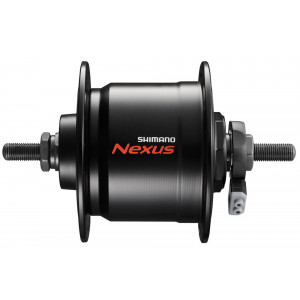 Priekšējā rumba dynamo Shimano NEXUS DH-C3000-3N-NT 6V 3.0W 100x140mm 32H nut black