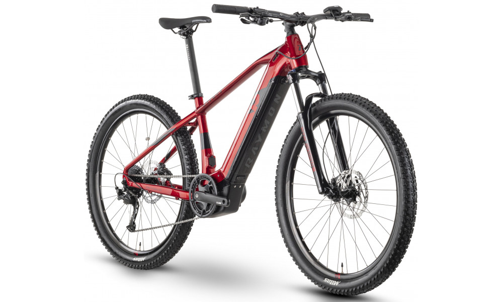 Elektriskais velosipēds Raymon HardRay E 4.0 27.5" dark red - 1