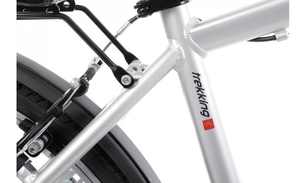 Velosipēds Romet Wagant 28" 2022 silver-red - 17