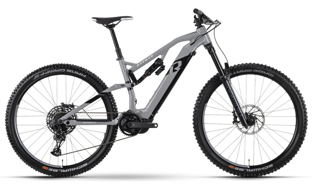 Elektriskais velosipēds Raymon TrailRay 140E 10.0 29" grey black-white 