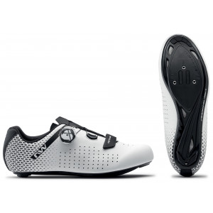 Velo apavi Northwave Core Plus 2 Road white-black