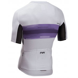 Velos krekls Northwave Force EVO S/S light grey-dark purple