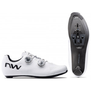 Velo apavi Northwave Extreme Pro 3 Road white-black