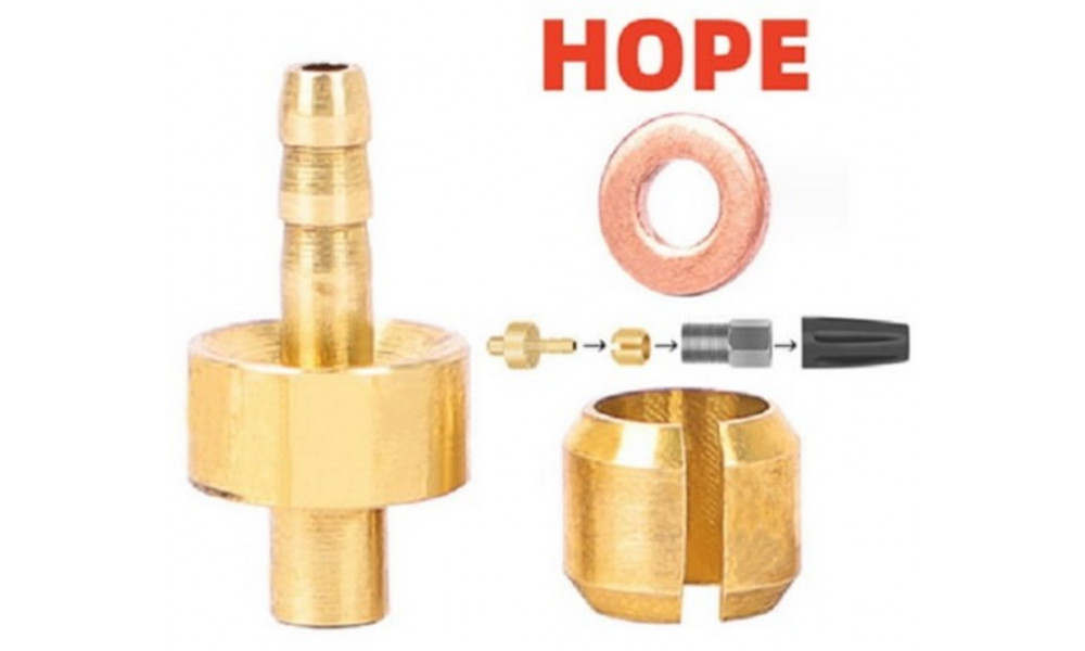 Disku bremžu šļūteņu montāžas detaļas ProX for Hope (10pcs.) - 1