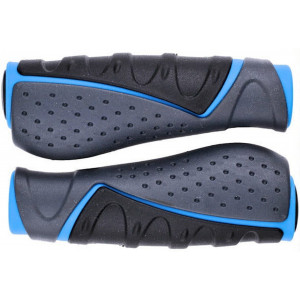 Stūres rokturi ProX VLG-709AD3 Comfort Gel 130mm blue-black-grey