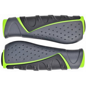 Stūres rokturi ProX VLG-709AD3 Comfort Gel 130mm green-black-grey