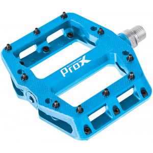 Pedāļi ProX Base Pro 26 nylon Pins axle Cr-Mo blue