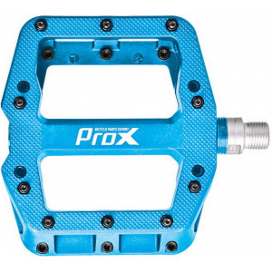 Pedāļi ProX Base Pro 26 nylon Pins axle Cr-Mo blue