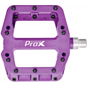 Pedāļi ProX Base Pro 26 nylon Pins axle Cr-Mo purple