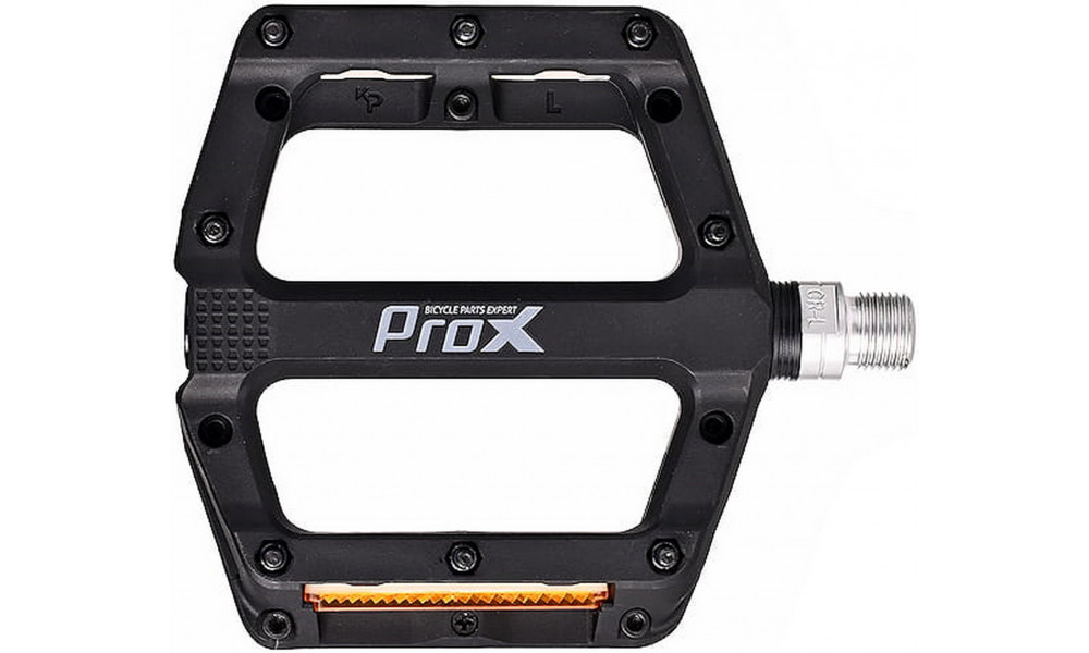 Pedāļi ProX Base Pro 26 nylon Pins axle Cr-Mo black - 2