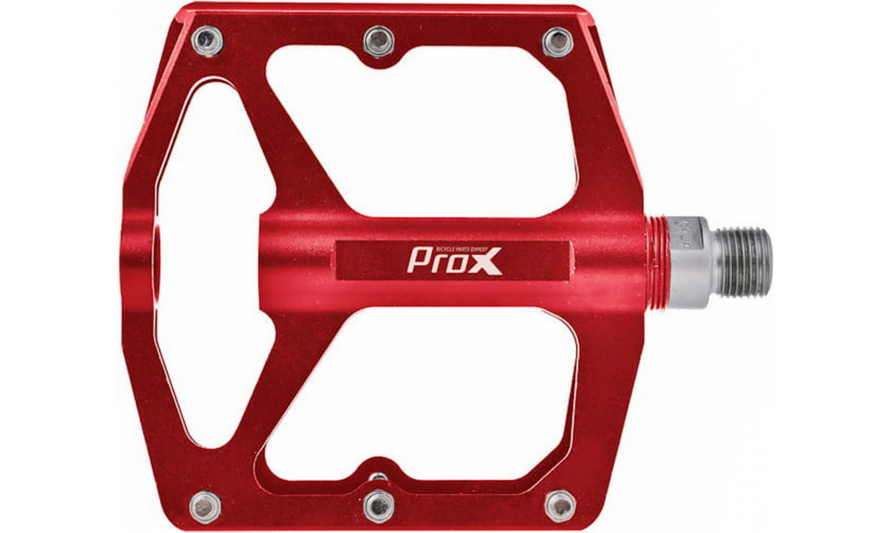 Pedāļi ProX Stig 25 Alu Pins axle Cr-Mo red - 2