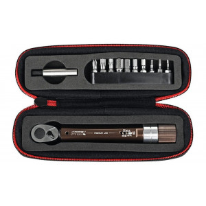 Tool set ProX Premium Line with dynamometer 2-14Nm 12-parts bronze Tool set ProX Premium Line with dynamometer 2-14Nm 12-parts bronze