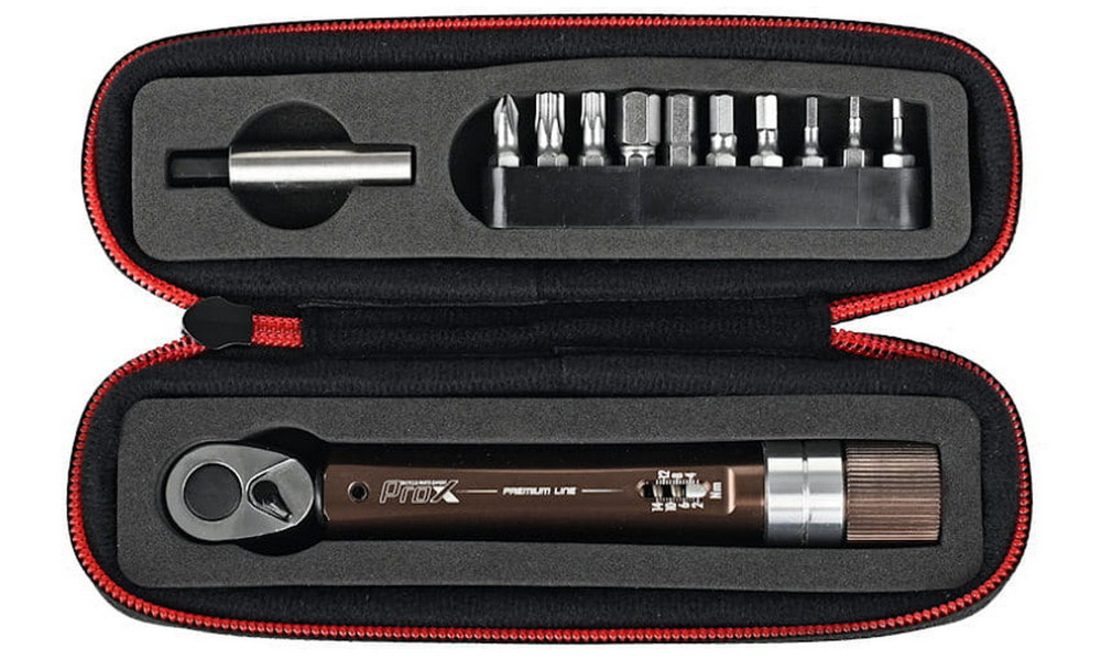 Tool set ProX Premium Line with dynamometer 2-24Nm 12-parts bronze - 2