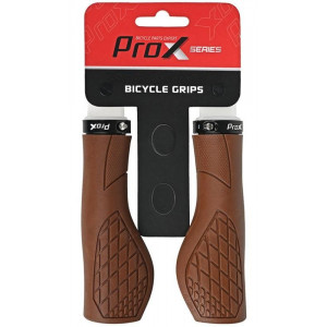 Stūres rokturi ProX GP-35 130mm Ergo Lock-on brown