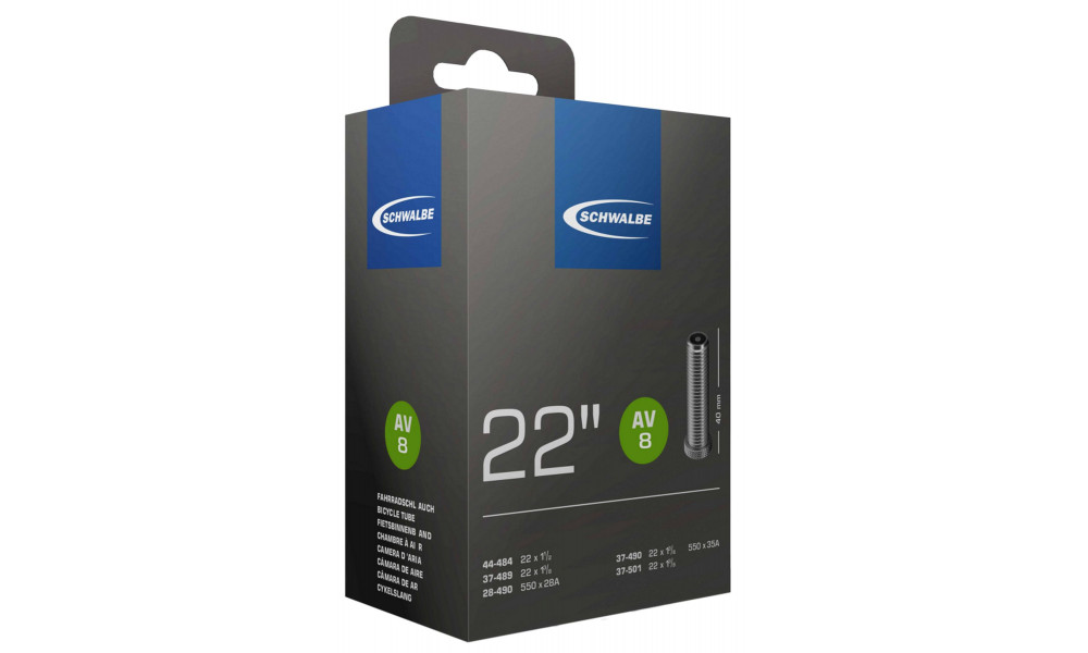 Kamera 22" Schwalbe AV8 (28/37-490) 