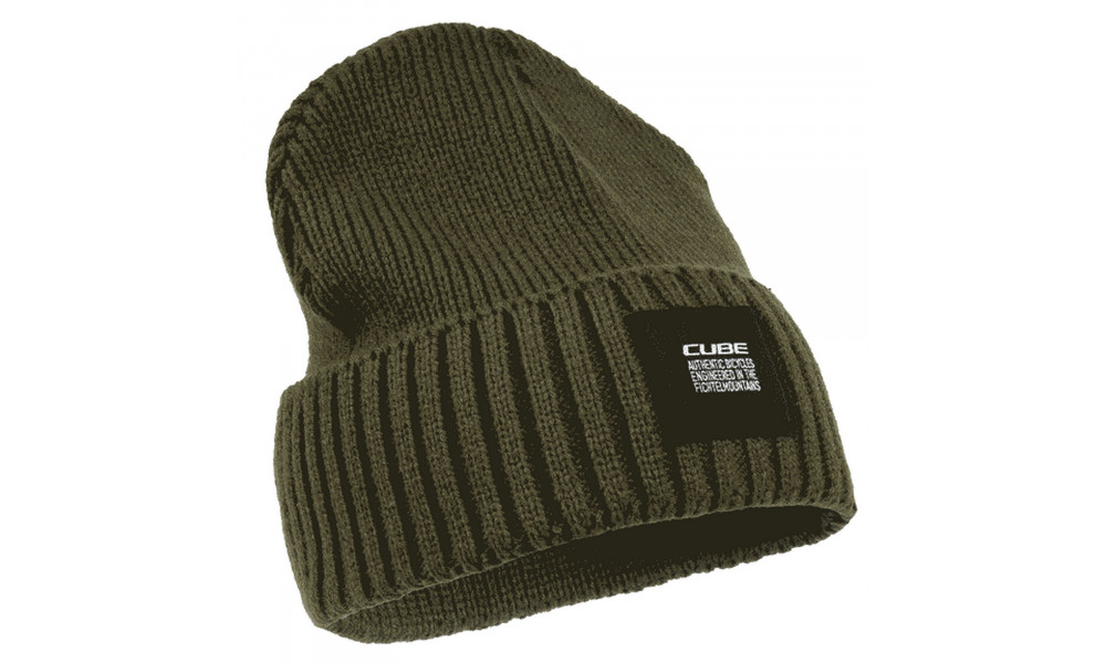 Cepure Cube Beanie olive - 1
