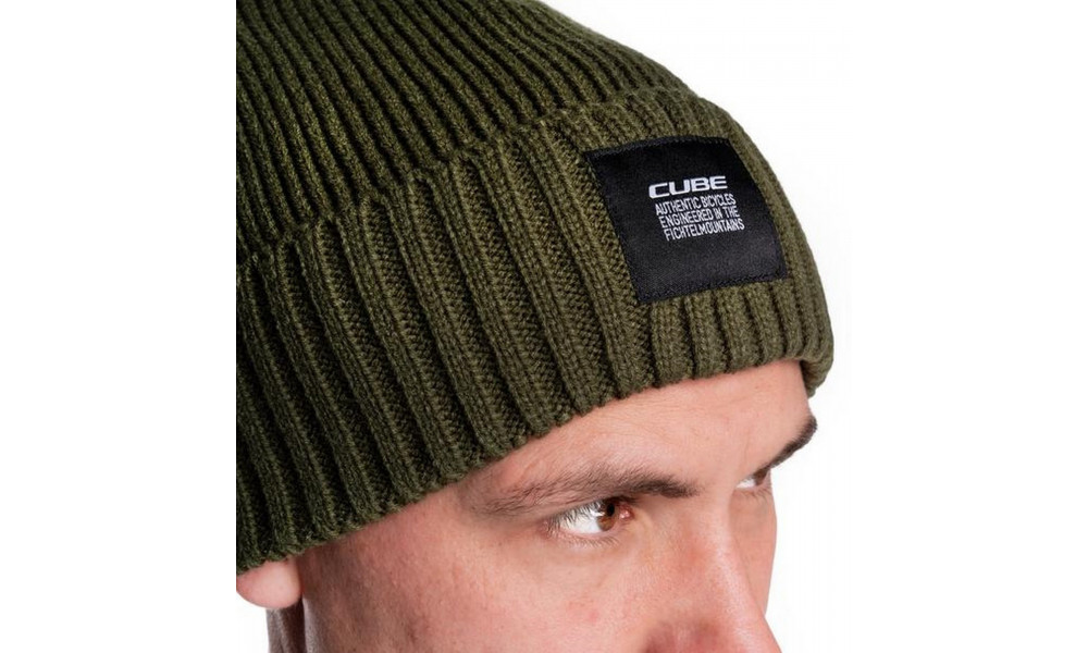 Cepure Cube Beanie olive - 3