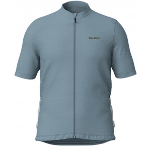 Velos krekls Cube Gravel S/S Full Zip green