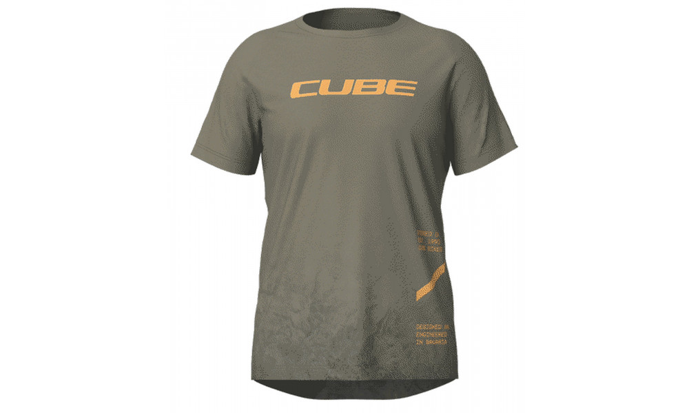 Velos krekls Cube TM MTB S/S olive 
