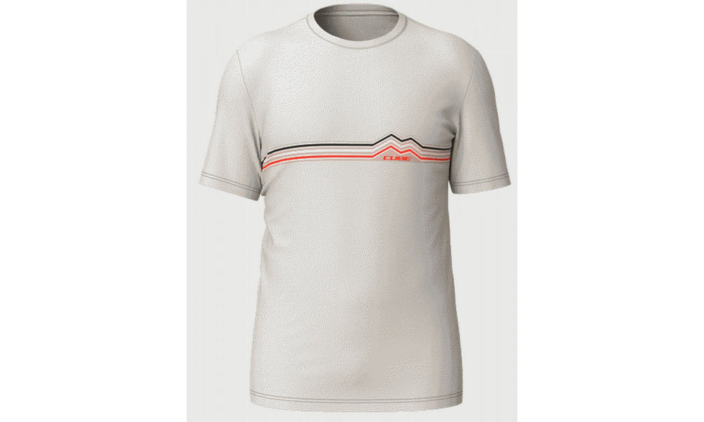 T-krekls Cube Organic Fichtelmountains Classic grey - 1