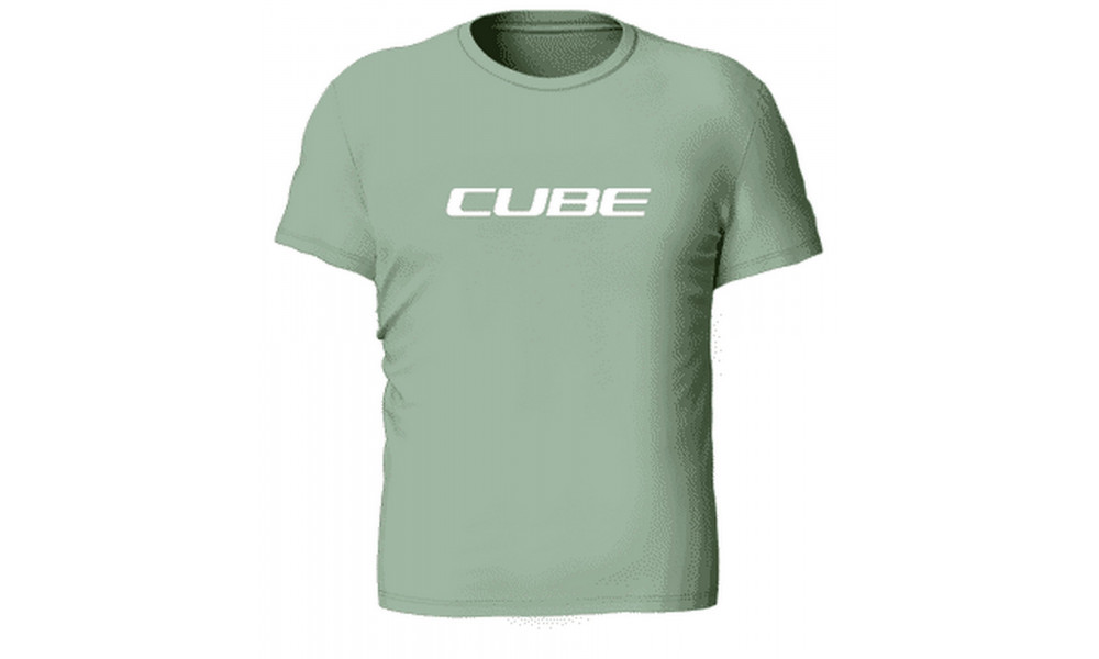 T-krekls Cube Organic Rookie Logo green - 1