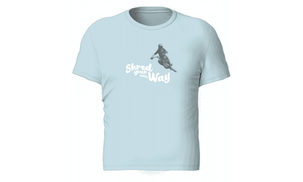 T-krekls Cube Organic Rookie Shred blue - 1