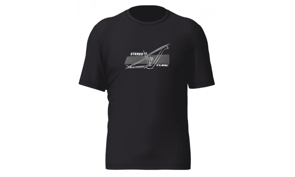 T-krekls Cube Organic Stereo anthracite - 1