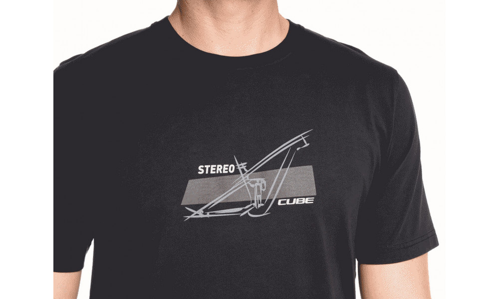 T-krekls Cube Organic Stereo anthracite - 4