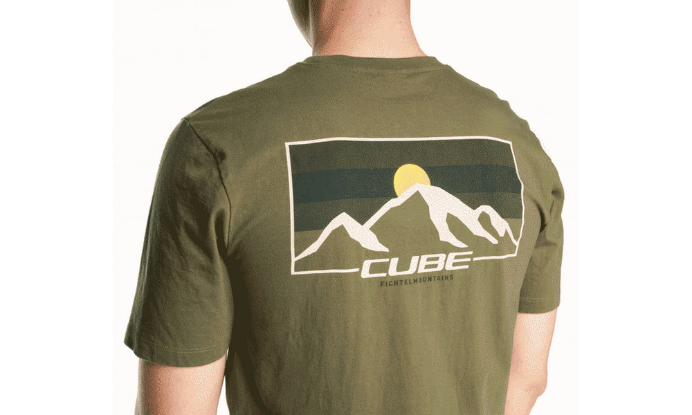 T-krekls Cube Organic Sunrise olive - 3