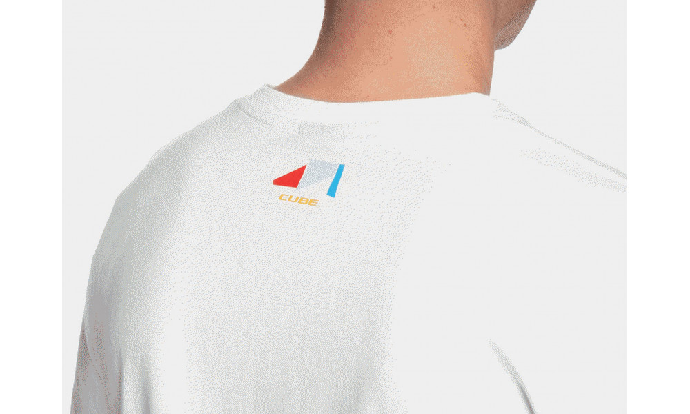 T-krekls Cube Organic Teamline Cubeism white - 2
