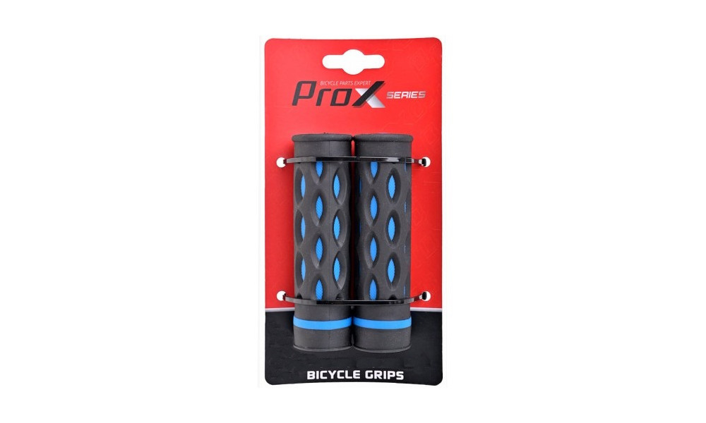 Stūres rokturi ProX GP-48B 115mm blue-black - 2