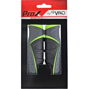 Stūres rokturi ProX VLG-709AD3 Comfort Gel 130mm green-black-grey