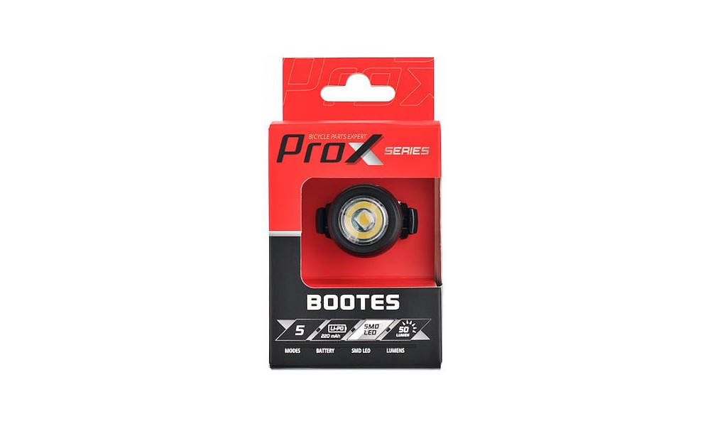 Priekšējais lukturis ProX Bootes SMD LED Memory 50Lm USB - 3