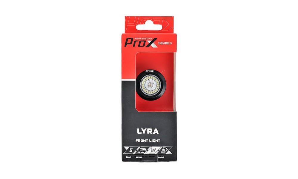 Priekšējais lukturis ProX Lyra SMD LED 30Lm USB - 3