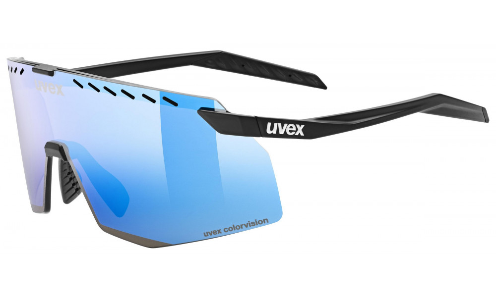 Brilles Uvex pace stage CV black matt / buzzy blue - 1