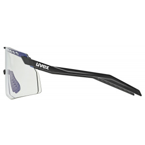 Brilles Uvex pace stage V black matt / mirror blue