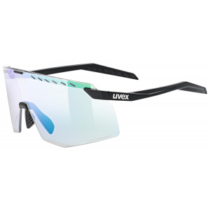 Brilles Uvex pace stage V black matt / mirror green