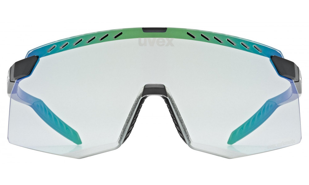 Brilles Uvex pace stage V black matt / mirror green - 3