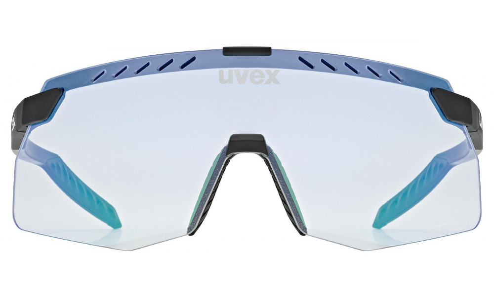 Brilles Uvex pace stage S V black matt / mirror blue - 3