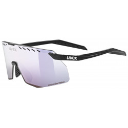 Brilles Uvex pace stage S CV black matt / pushy pink
