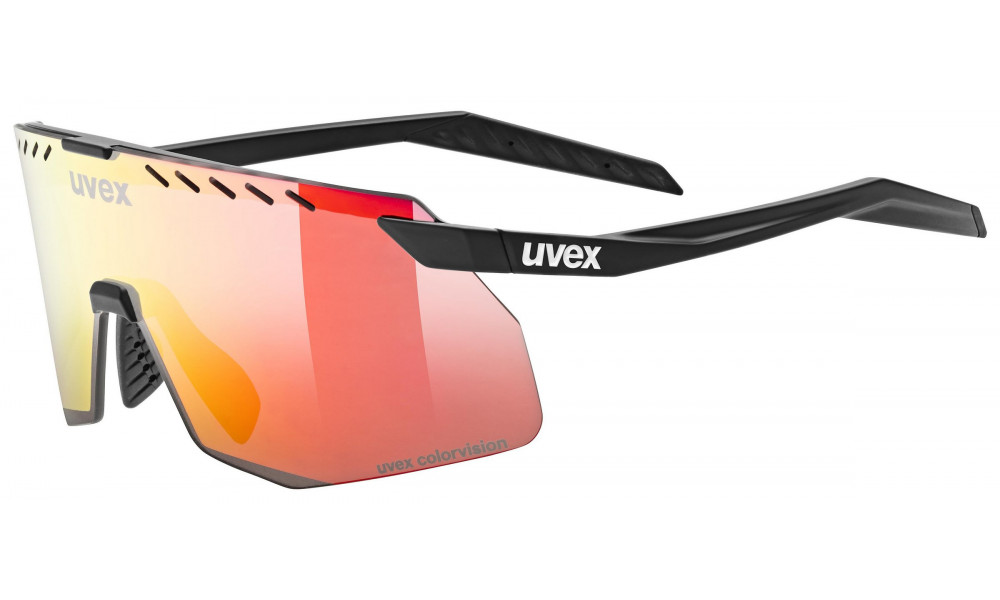 Brilles Uvex pace stage S CV black matt / racy red - 1